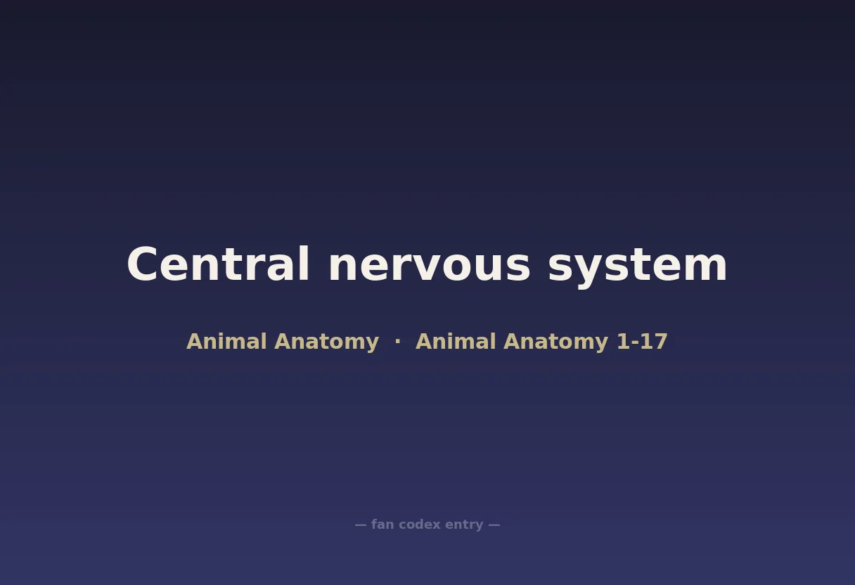 Central nervous system